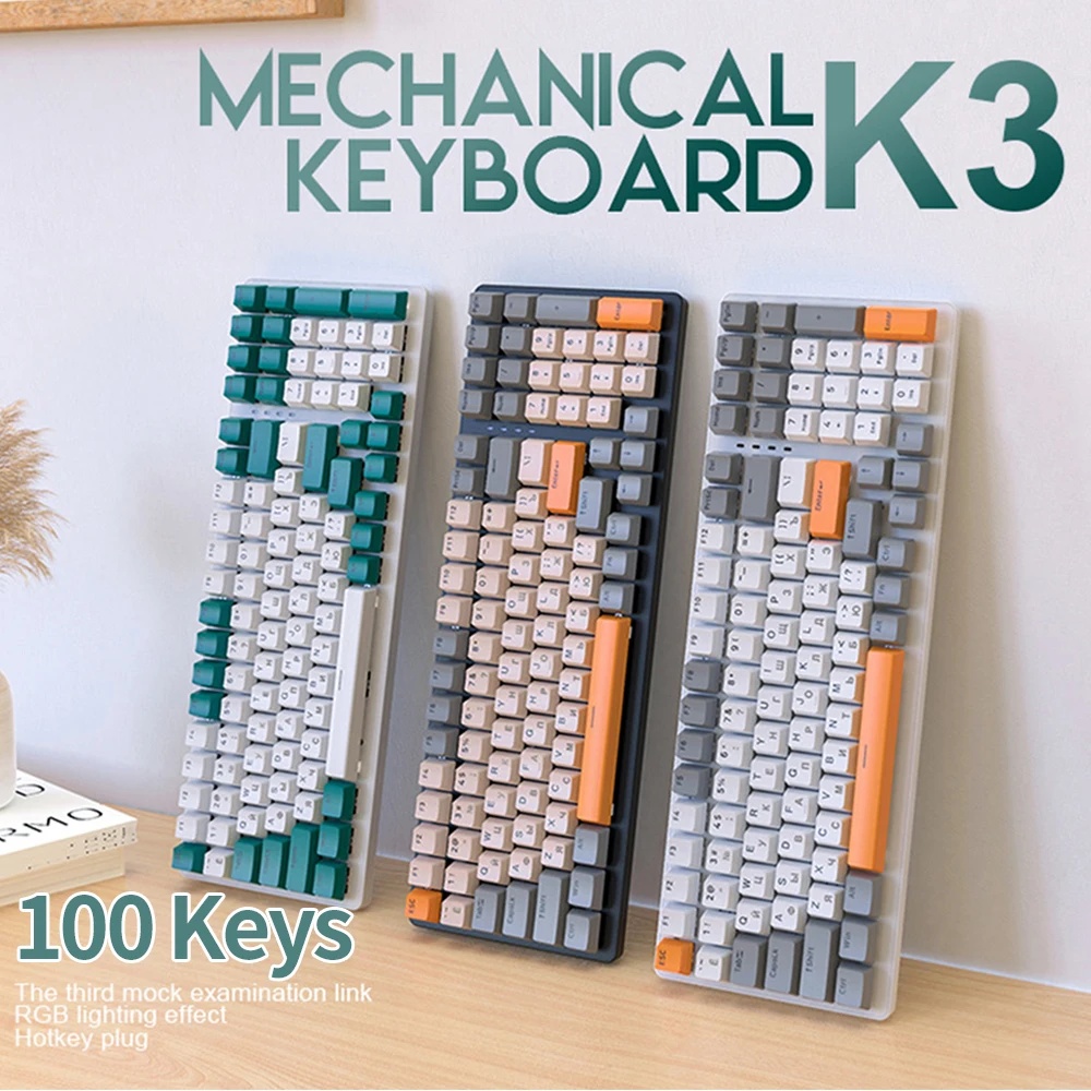 Mechanical Numpad Hot Swap Rgb Wireless - Механическая клавиатура с горячей заменой, 100