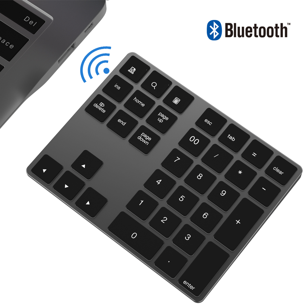 Внешняя беспроводная Bluetooth – обзор и цена Bluetooth Numeric Keypad Aluminum Slim