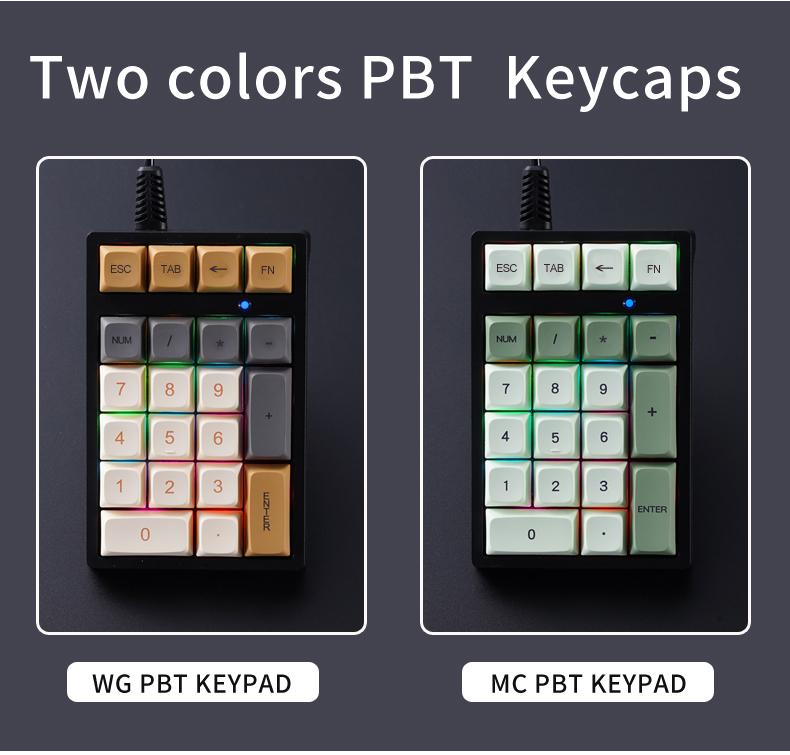 Проводная цифровая клавиатура  – обзор и цена Pbt Keycaps For Numeric Keypad Numpad