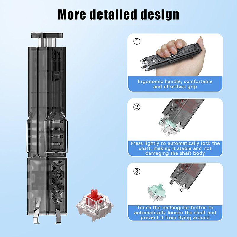 Съемник клавиш 2-в-1 - инструм – обзор и цена Keycap Puller Switch Puller 2 In 1