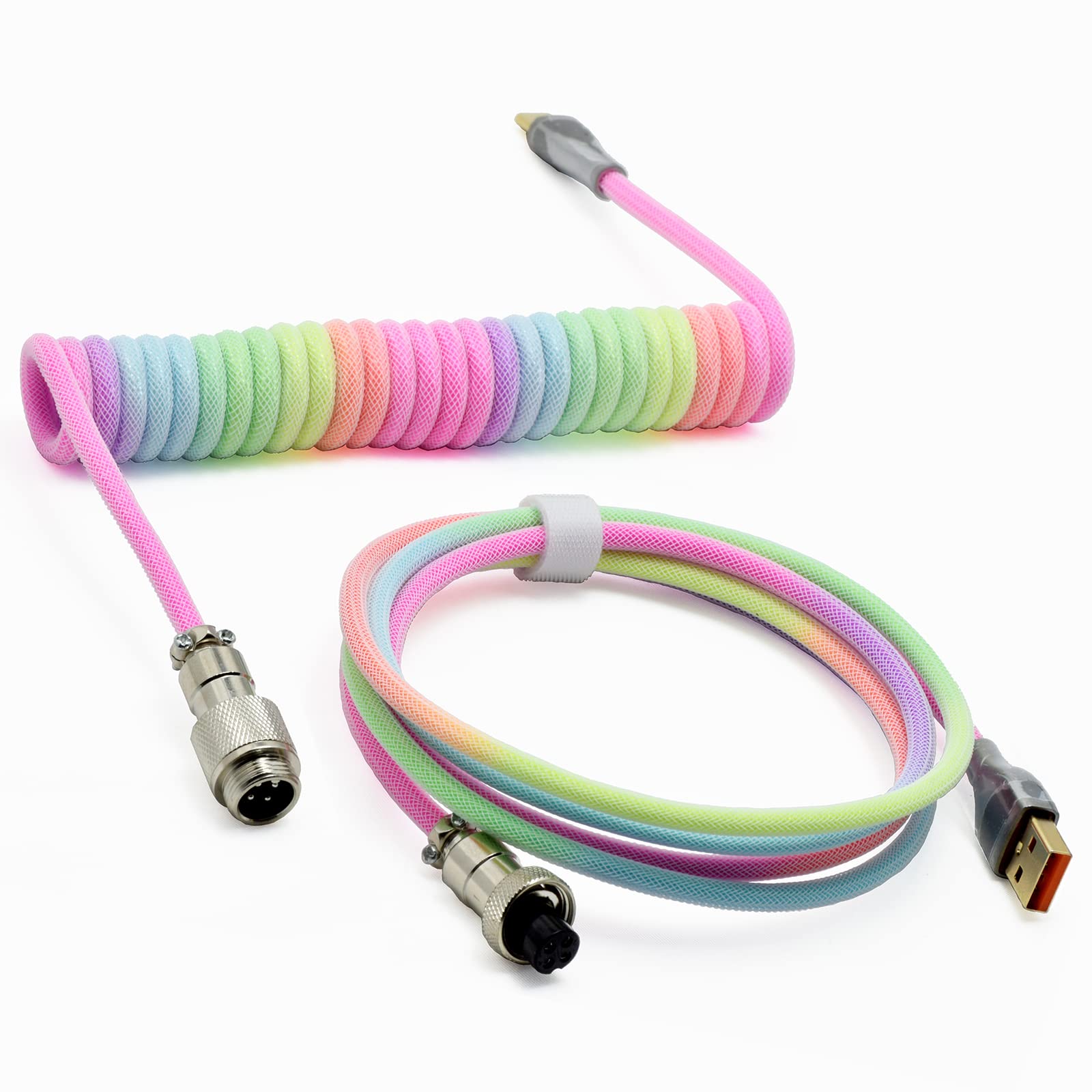 Кабели клавиатуры Type-C — USB – обзор и цена Type C Detachable Cable Coiled Keyboard