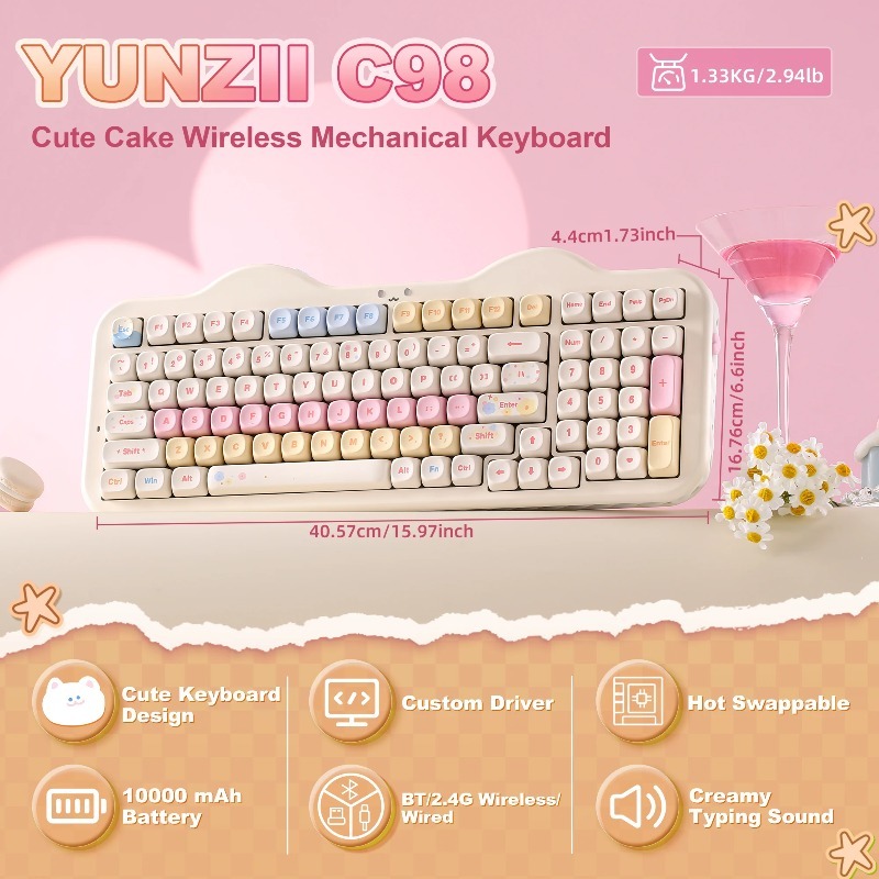 Беспроводная механическая клав – обзор и цена Mechanical Numpad Hot Swap Rgb Wireless