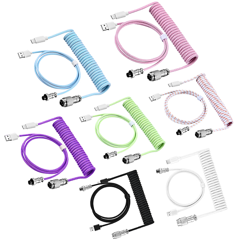 Спиральный кабель клавиатуры т – обзор и цена Type C Detachable Cable Coiled Keyboard