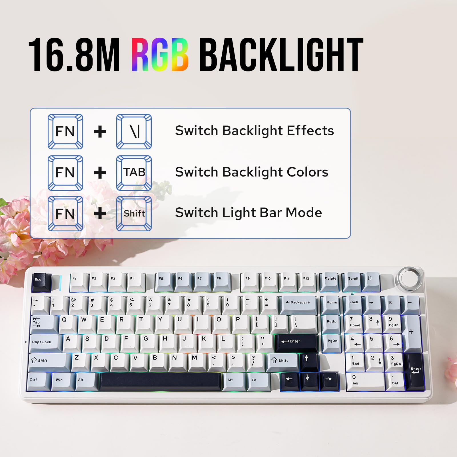 AULA F99 96% беспроводная меха – обзор и цена Mechanical Numpad Hot Swap Rgb Wireless
