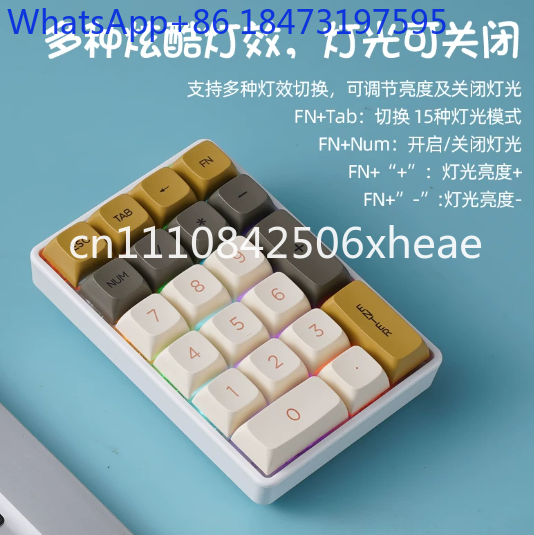 Беспроводная механическая цифр – обзор и цена Mechanical Numpad Hot Swap Rgb Wireless