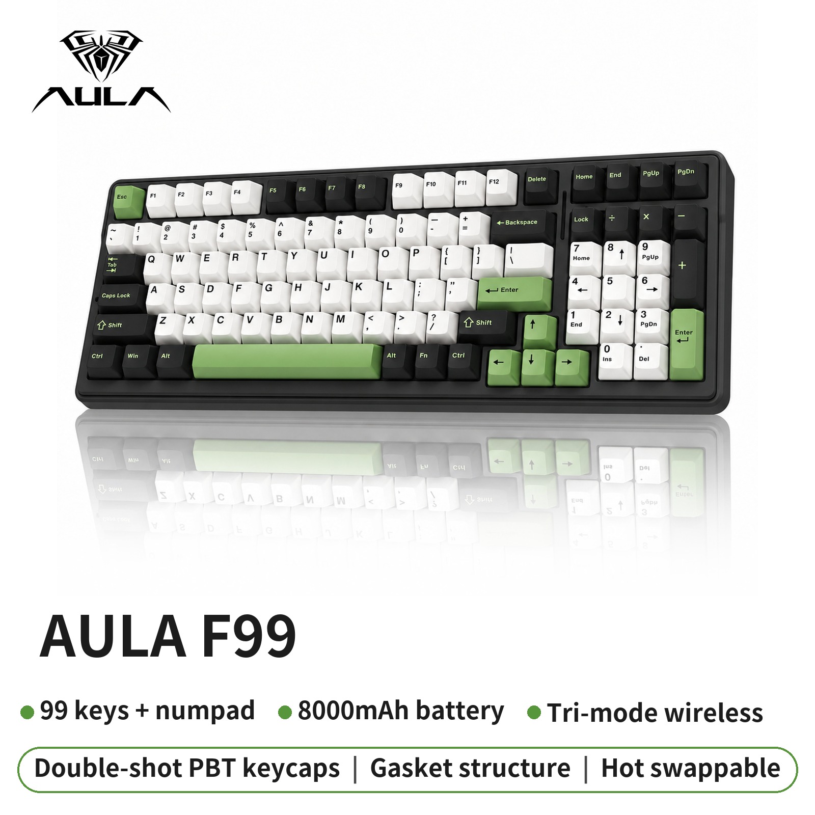 Беспроводная механическая клав – обзор и цена Mechanical Numpad Hot Swap Rgb Wireless