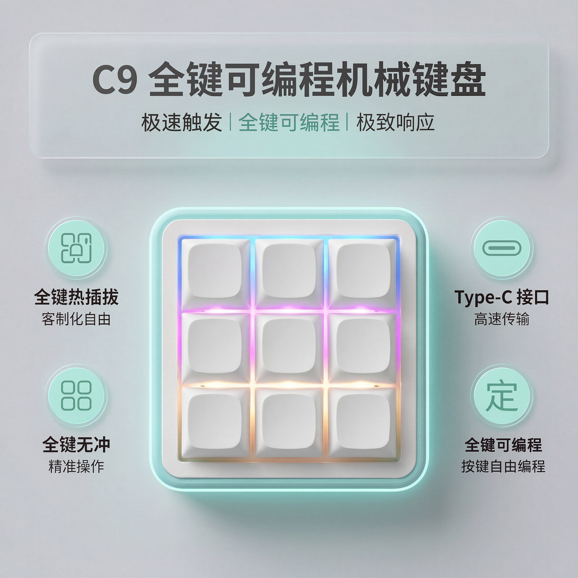Программируемая механическая м – обзор и цена Custom Number Pad Macro Keypad Programmable